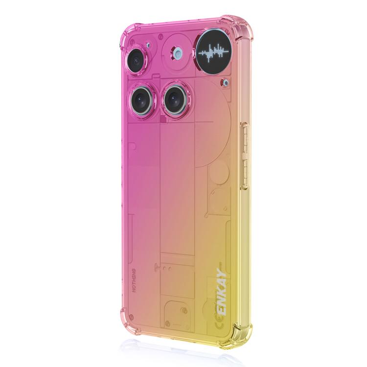 ENKAY Hat-Prince Gradient Airbag TPU Phone Case, For Nothing Phone 4a Pro, For Nothing Phone 4a, For Nothing Phone 3, For Nothing Phone 3a, For Nothing Phone 3a Pro
