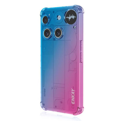 ENKAY Hat-Prince Gradient Airbag TPU Phone Case, For Nothing Phone 4a Pro, For Nothing Phone 4a, For Nothing Phone 3, For Nothing Phone 3a, For Nothing Phone 3a Pro
