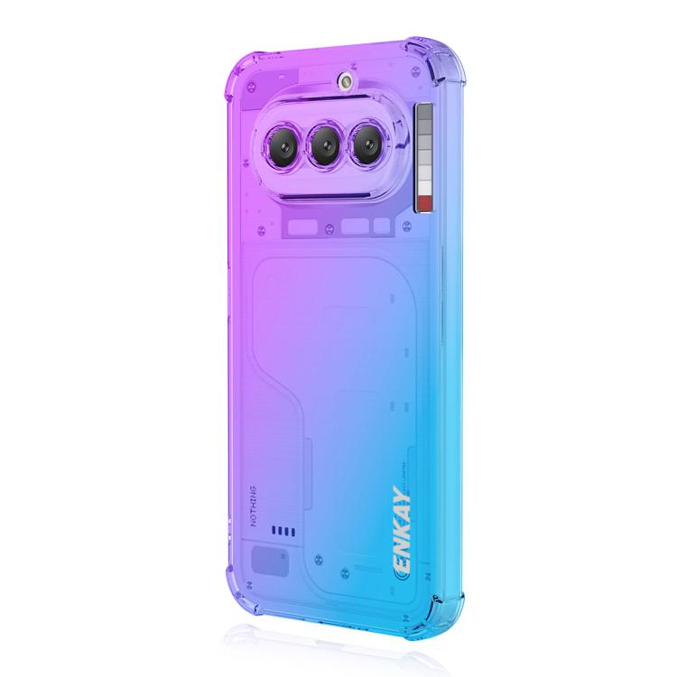 ENKAY Hat-Prince Gradient Airbag TPU Phone Case, For Nothing Phone 4a Pro, For Nothing Phone 4a, For Nothing Phone 3, For Nothing Phone 3a, For Nothing Phone 3a Pro