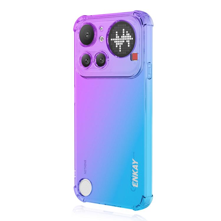 ENKAY Hat-Prince Gradient Airbag TPU Phone Case, For Nothing Phone 4a Pro, For Nothing Phone 4a, For Nothing Phone 3, For Nothing Phone 3a, For Nothing Phone 3a Pro