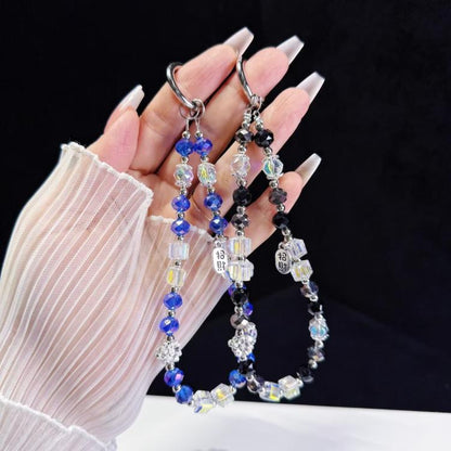 Alloy Zhaofu Crystal Beaded Phone Chain