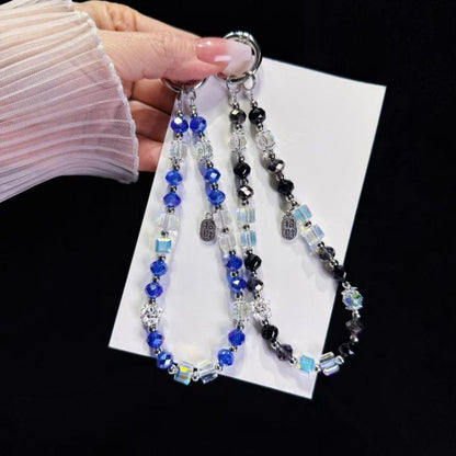 Alloy Zhaofu Crystal Beaded Phone Chain