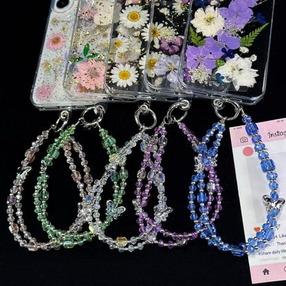 Simple Double Butterfly Phone Chain