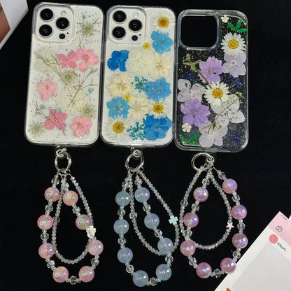 Laser Luminous Beads Phone Chain