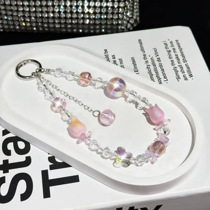 Tulip Butterfly Mobile Phone Chain