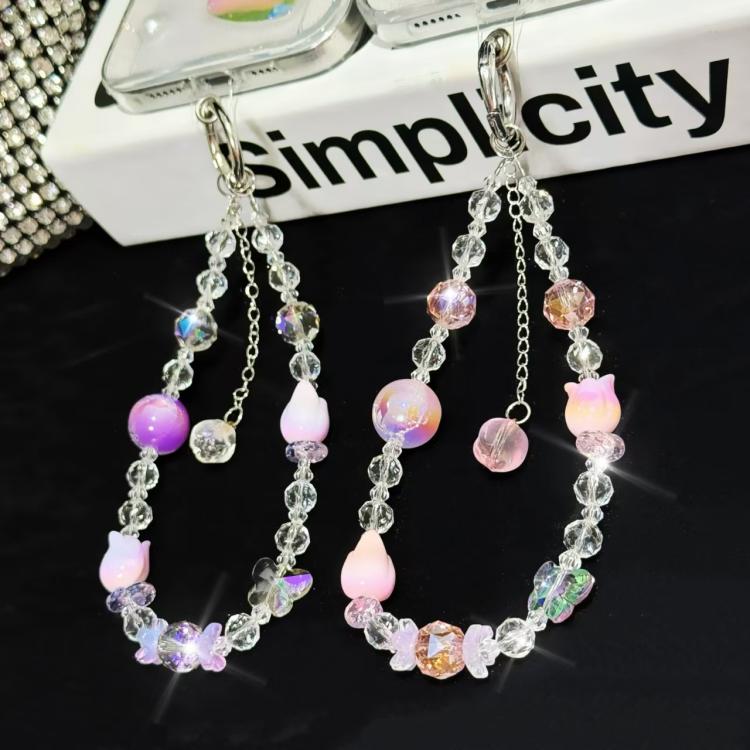 Tulip Butterfly Mobile Phone Chain