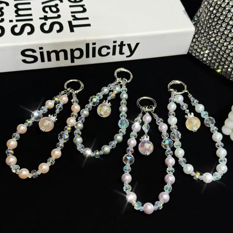 Small Crown Tassel Phone Chain