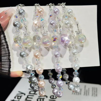 Small Crown Tassel Phone Chain