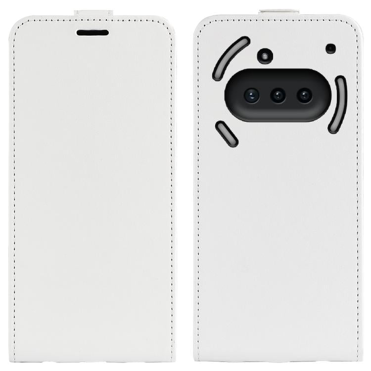 R64 Texture Single Vertical Flip Leather Phone Case, For Nothing Phone 3a Lite, For Nothing Phone 3a, For Nothing Phone 3a Pro