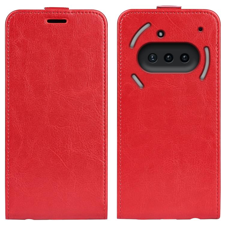 R64 Texture Single Vertical Flip Leather Phone Case, For Nothing Phone 3a Lite, For Nothing Phone 3a, For Nothing Phone 3a Pro