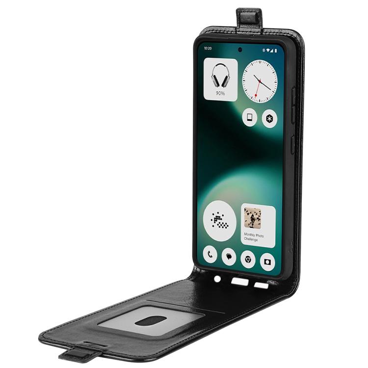 R64 Texture Single Vertical Flip Leather Phone Case, For Nothing Phone 3a Lite, For Nothing Phone 3a, For Nothing Phone 3a Pro