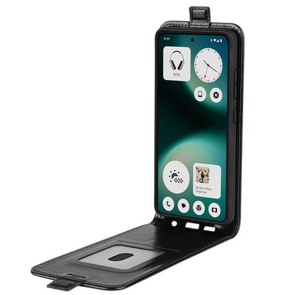 R64 Texture Single Vertical Flip Leather Phone Case, For Nothing Phone 3a Lite, For Nothing Phone 3a, For Nothing Phone 3a Pro