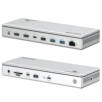 WAVLINK UTD45 96W Charging 8K / 4K Display Thunderbolt 4 Docking Station 13-in-1 Hub, US Plug, UK Plug, EU Plug, AU Plug