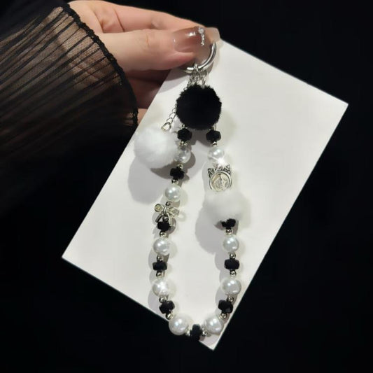 Small Hairball Pearl Mobile Phone Chain