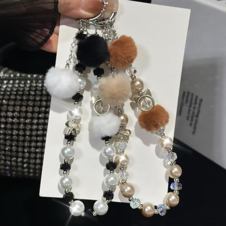 Small Hairball Pearl Mobile Phone Chain