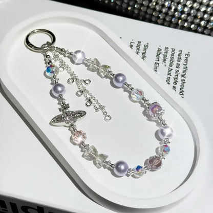 Asteroid Pearl Mobile Phone Chain