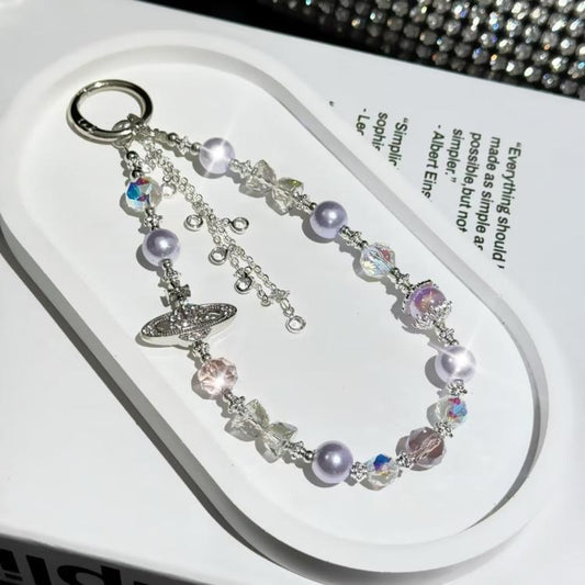 Asteroid Pearl Mobile Phone Chain
