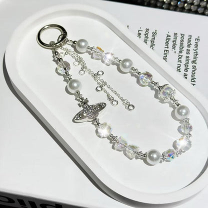 Asteroid Pearl Mobile Phone Chain