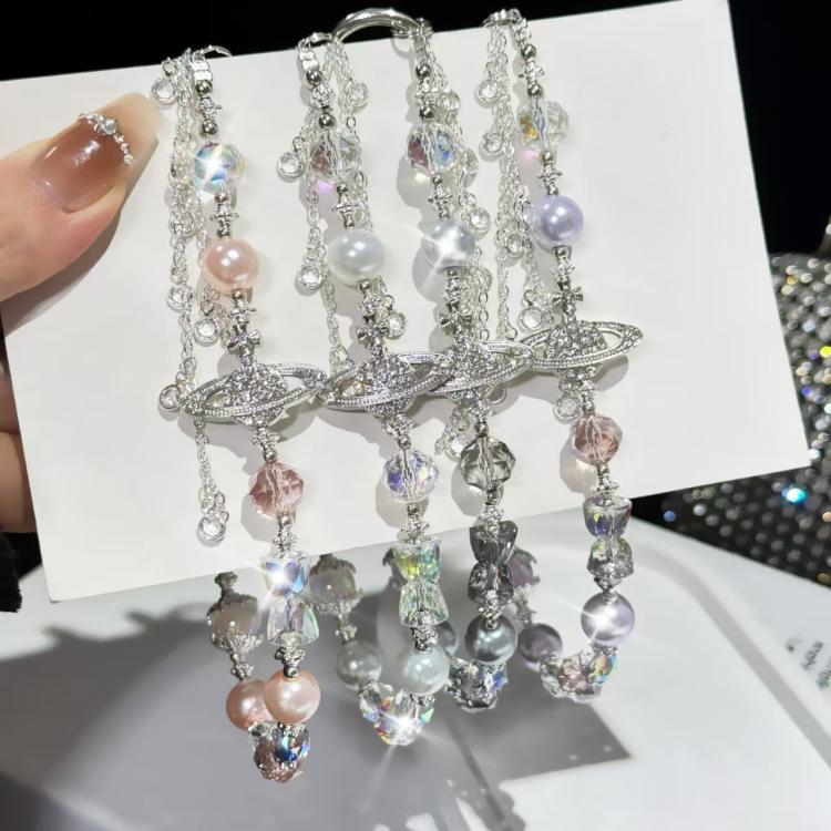 Asteroid Pearl Mobile Phone Chain
