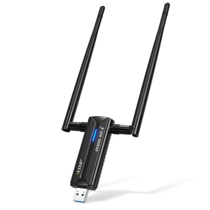 EDUP EP-AX1672 AX3000 USB 3.0 Wireless WiFi 6E Adapter 802.11g High Power Wireless USB Adapter 2.4GHz & 5GHz & 6GHz with Chipset MT7621AU