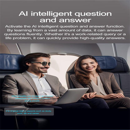 W100C Smart Glasses, Support AI Conversation / AI Intelligent Translation / Bluetooth Call