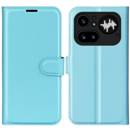 Litchi Texture Horizontal Flip Leather Phone Case with Holder, For Nothing Phone 4a Pro, For Nothing Phone 4a, For Nothing Phone 3a Lite, For Nothing Phone 3 5G, For Nothing Phone 3a, For Nothing Phone 3a Pro