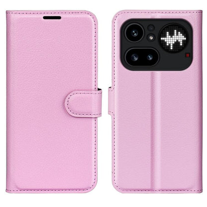 Litchi Texture Horizontal Flip Leather Phone Case with Holder, For Nothing Phone 4a Pro, For Nothing Phone 4a, For Nothing Phone 3a Lite, For Nothing Phone 3 5G, For Nothing Phone 3a, For Nothing Phone 3a Pro
