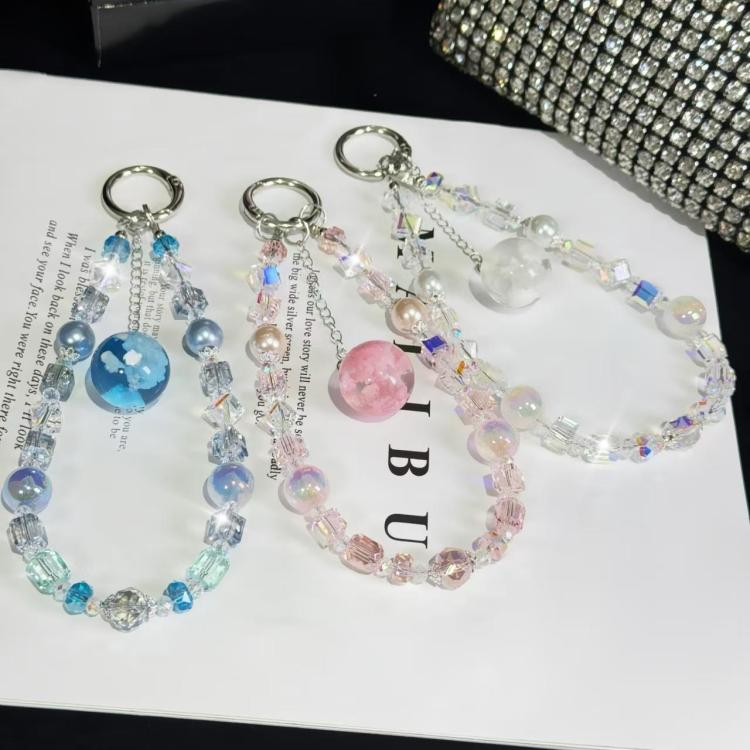 Cloud Glow-In-The-Dark Bead Pendant Mobile Phone Chain