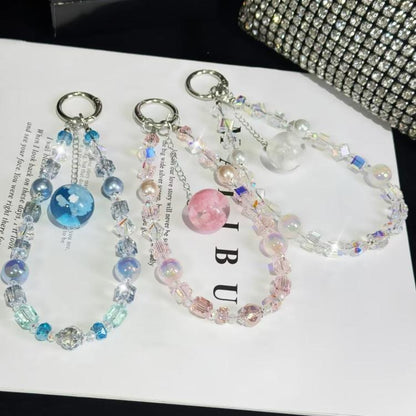 Cloud Glow-In-The-Dark Bead Pendant Mobile Phone Chain