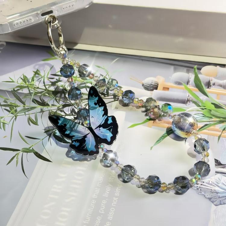 Three-Dimensional Nepalese Butterfly Mobile Phone Chain