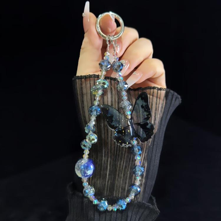Three-Dimensional Nepalese Butterfly Mobile Phone Chain