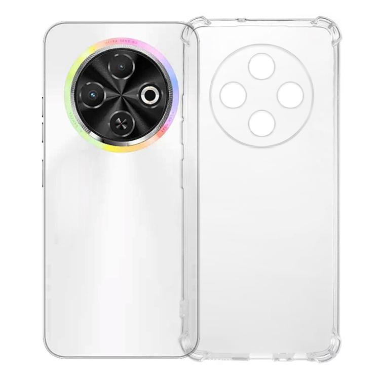 Kalebol 1.5mm Four-Corner Airbags Shockproof Transparency TPU Phone Case, For Tecno Spark Go 3, For Tecno Spark 40C, For Tecno Pova 7 Pro 5G, For Tecno Pova 7 5G, For Tecno Spark 40 Pro+  4G, For Tecno Spark 40 Pro, For Tecno Spark 40, For Tecno Pova 7...