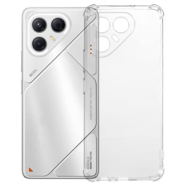 Kalebol 1.5mm Four-Corner Airbags Shockproof Transparency TPU Phone Case, For Tecno Spark Go 3, For Tecno Spark 40C, For Tecno Pova 7 Pro 5G, For Tecno Pova 7 5G, For Tecno Spark 40 Pro+  4G, For Tecno Spark 40 Pro, For Tecno Spark 40, For Tecno Pova 7...