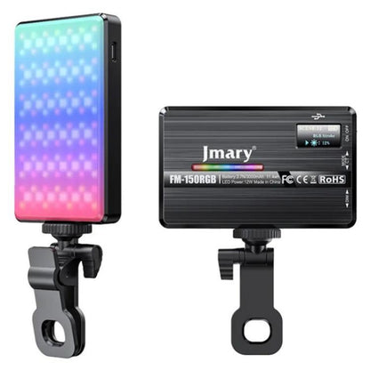 JMARY FM-150RGB For Smartphone Laptop Camera Portable LED RGB Photography Video Light, FM-150RGB