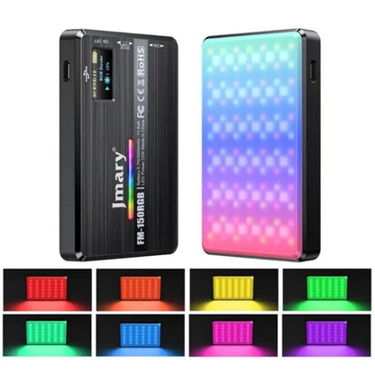 JMARY FM-150RGB For Smartphone Laptop Camera Portable LED RGB Photography Video Light, FM-150RGB