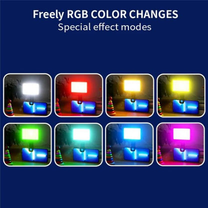 JMARY FM-150RGB For Smartphone Laptop Camera Portable LED RGB Photography Video Light, FM-150RGB