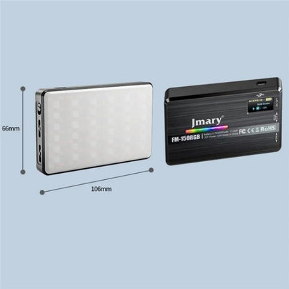 JMARY FM-150RGB For Smartphone Laptop Camera Portable LED RGB Photography Video Light, FM-150RGB