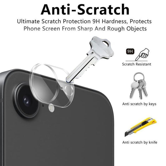 Kalebol Transparente, einteilige Linsenschutzfolie, Für iPhone 17e / 16e, Für iPhone 17 Pro Max, Für iPhone 17 Pro, Für iPhone 17, Für iPhone Air, Für iPhone 16 Pro Max, Für iPhone 16 Pro, Für iPhone 16 Plus, Für iPhone 16, Für iPhone 15 Pro Max