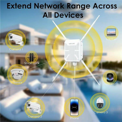 WAVLINK WN588HA2 AP Repeater WiFi Signal Booster AC1200 Dual Band WiFi Extender