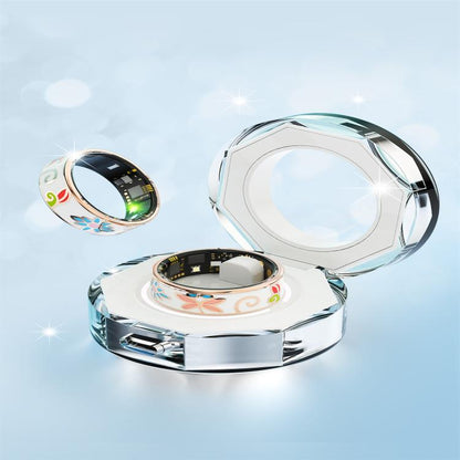 R18 SIZE 12 Smart Ring, Support Heart Rate / Blood Oxygen / Sleep / Care For Faimilies