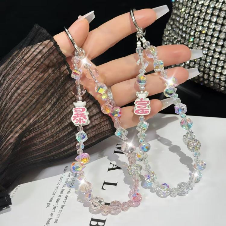 Rich Diamond Ball Crystal Mobile Phone Chain