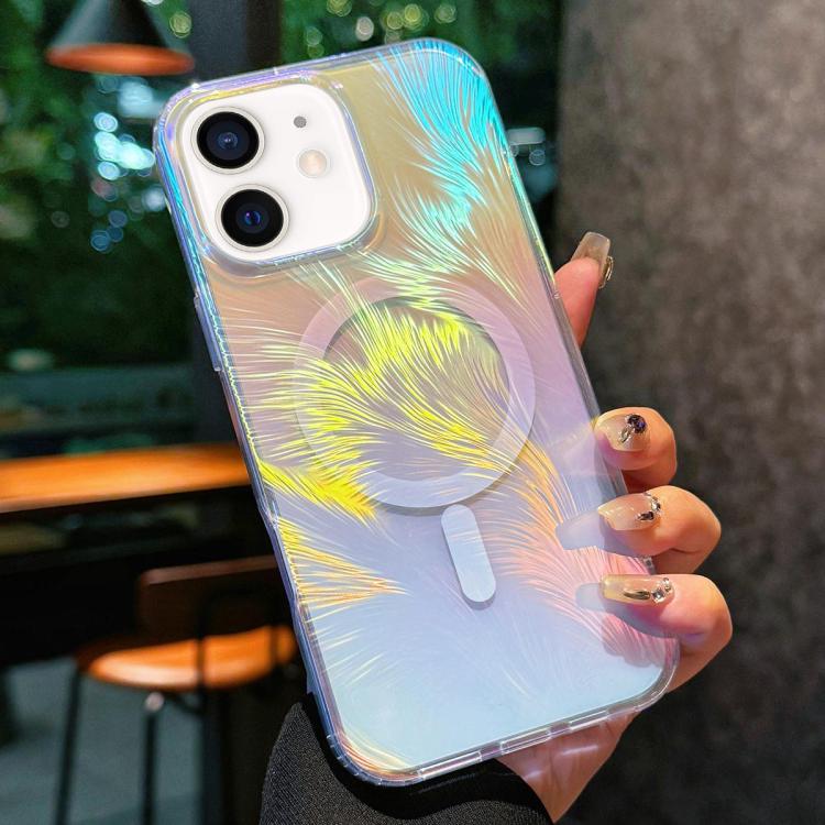 Glossy Color-Plated MagSafe Shockproof Phone Case