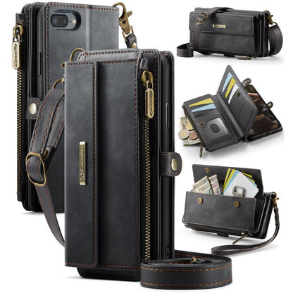 CaseMe C39 RFID Blocking Zipper Wallet Leather Phone Case with Crossbody Strap, For iPhone 13 Pro, For iPhone 13, For iPhone 13 mini, For iPhone 12 / 12 Pro, For iPhone 12 Pro Max, For iPhone 12 mini, For iPhone 11 Pro Max, For iPhone 11               ...