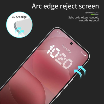 MOFI 9H 3D Explosion-proof Curved Screen Tempered Glass Film, For Nothing Phone 4a Pro, For Nothing Phone 4a, For Nothing Phone 3, For Nothing CMF Phone 2 Pro, For Nothing Phone 3a / 3a Pro