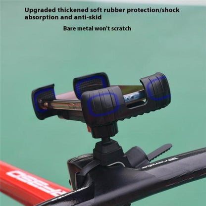 Z012 360 Degree Rotation Motorcycle Bicycle Handlebar Rearview Mirror Phone Mount
