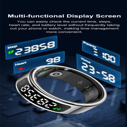 R11C SIZE 7 Smart Ring, Support Heart Rate / Blood Oxygen / Sleep Monitoring / Multiple Sport Modes