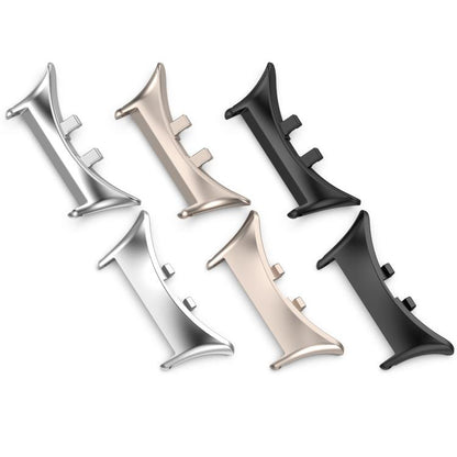 1 Pair 20mm 316 Stainless Steel Metal Watch Band Connector, For vivo watch5