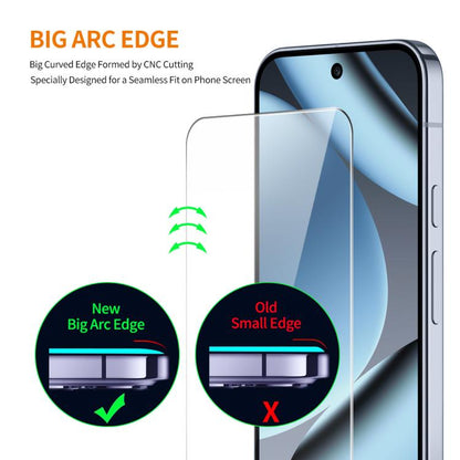 ENKAY 0.18mm High Aluminum-silicon Tempered Glass Film, Support Ultrasonic Fingerprint Unclock, For Google Pixel 11, For Google Pixel 11 Pro, For Google Pixel 10 / 10 Pro