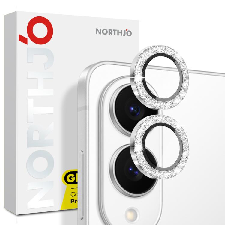 NORTHJO 1 Set Camera Lens Protector Glitter Metal Ring Film, For Samsung Galaxy S26+ 5G, For Samsung Galaxy S26 Ultra 5G, For Samsung Galaxy S26 5G, For Samsung Galaxy S25 Edge 5G, For Samsung Galaxy A26 5G, For Samsung Galaxy S25 5G                   ...