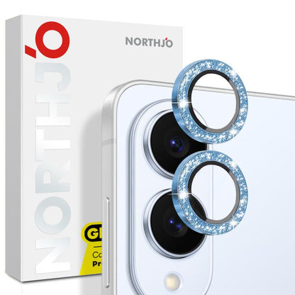 NORTHJO 1 Set Camera Lens Protector Glitter Metal Ring Film, For Samsung Galaxy S26+ 5G, For Samsung Galaxy S26 Ultra 5G, For Samsung Galaxy S26 5G, For Samsung Galaxy S25 Edge 5G, For Samsung Galaxy A26 5G, For Samsung Galaxy S25 5G                   ...
